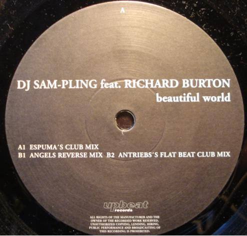 Sam-Pling Feat. Richard Burton - Beautiful World | Upbeat Records (UP 055) - 2