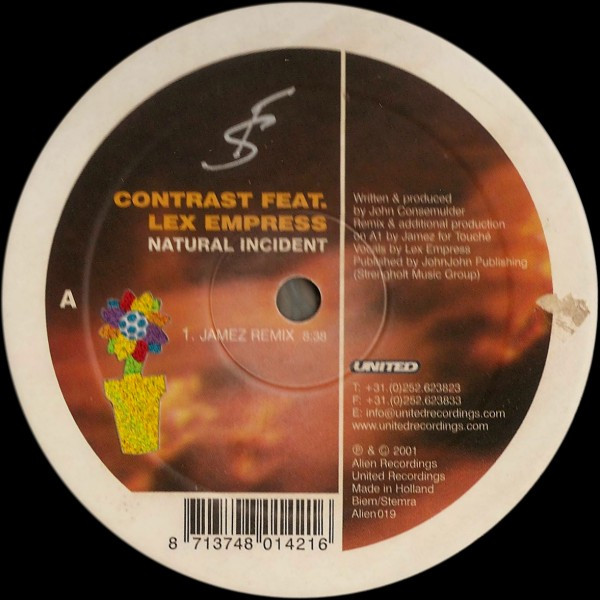 Contrast Feat. Lex Empress - Natural Incident | Alien Recordings (Alien019) - main Contrast Feat. Lex Empress - Natural Incident | Alien Recordings (Alien019) - main