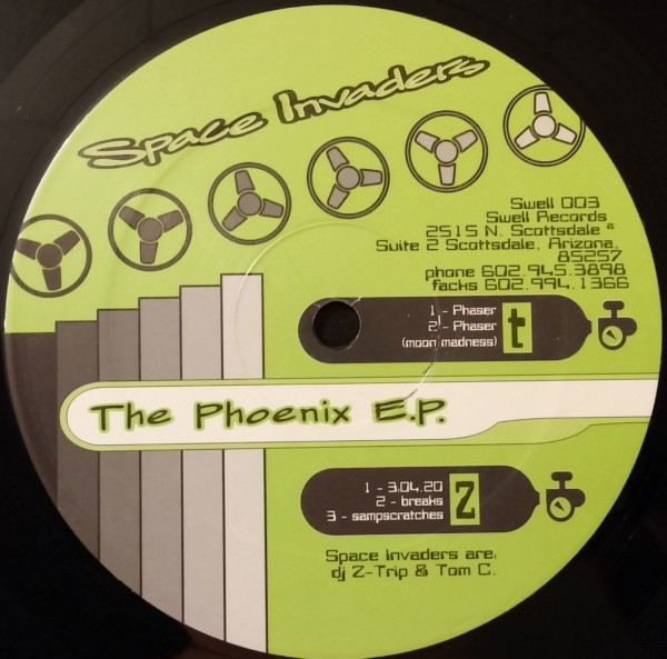 Space Invaders - The Phoenix E.P. | Swell Records (SWELL003) - 2 Space Invaders - The Phoenix E.P. | Swell Records (SWELL003) - 2