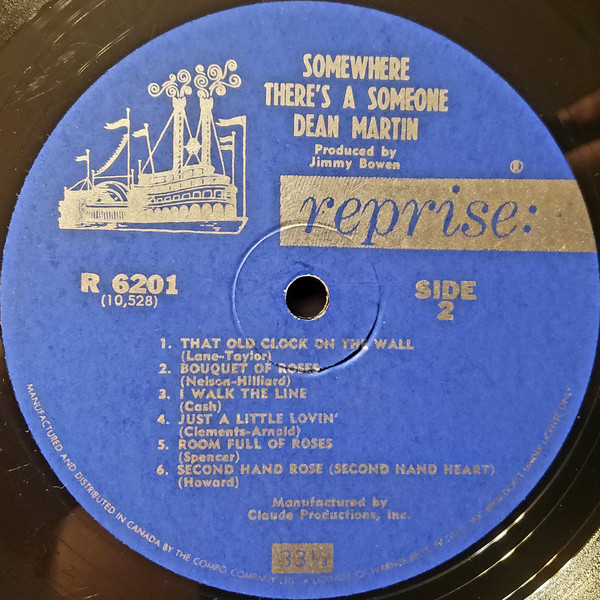 Dean Martin - Somewhere There's A Someone | Reprise Records (R 6201) - 3 Dean Martin - Somewhere There's A Someone | Reprise Records (R 6201) - 3