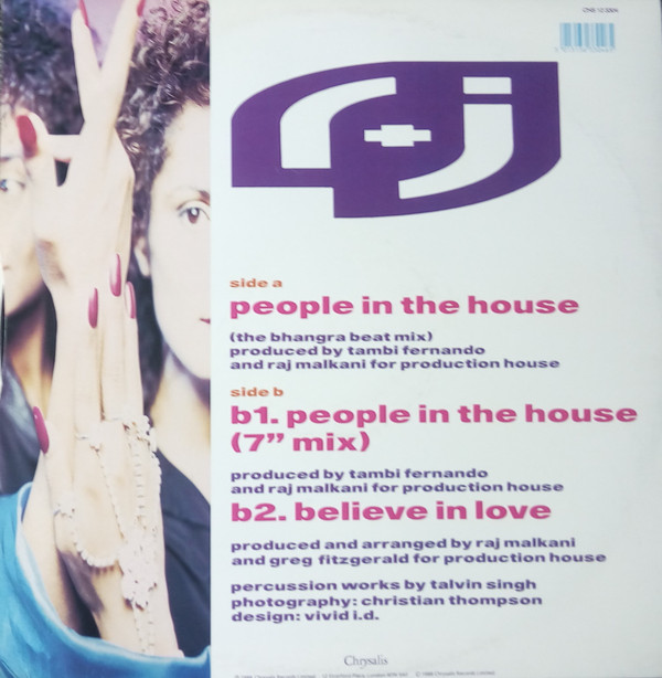 Romi & Jazz - People In The House (The Bhangra Beat Mix) | Chrysalis (CHS 12 3304-1) - 2
