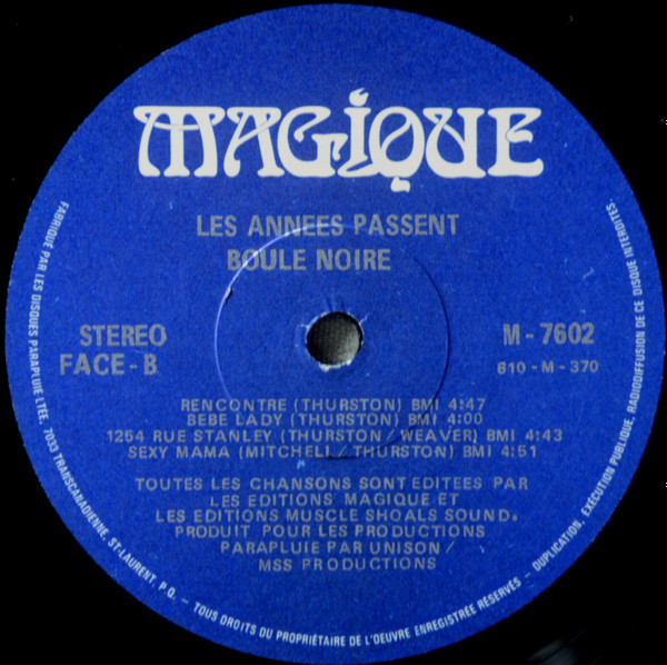Boule Noire - Les Années Passent | Magique (M-7602) - 4