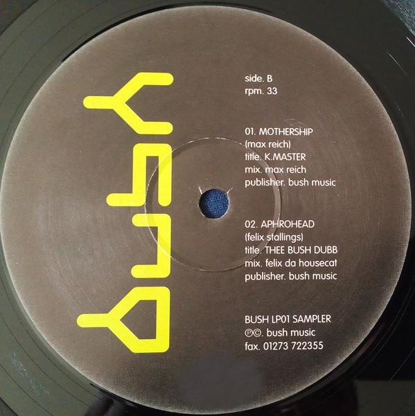 Various - Bush LP01 Sampler | Bush (BUSH LP01 SAMPLER) - 4 Various - Bush LP01 Sampler | Bush (BUSH LP01 SAMPLER) - 4