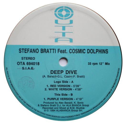 Stefano Bratti Feat. Cosmic Dolphins - Deep Dive | Outta Records (OTA 694018) - 3 Stefano Bratti Feat. Cosmic Dolphins - Deep Dive | Outta Records (OTA 694018) - 3