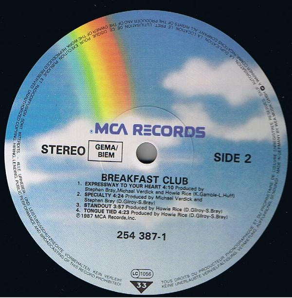 Breakfast Club - Breakfast Club | MCA Records (254 387-1) - 6 Breakfast Club - Breakfast Club | MCA Records (254 387-1) - 6