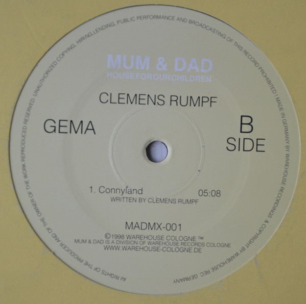 Clemens Rumpf - Be There / Connyland | Mum & Dad Records (MADMX-001) - 2