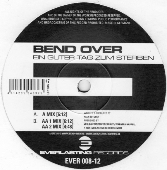 Bend Over - Ein Guter Tag Zum Sterben | Everlasting Records (EVER 008-12) - main