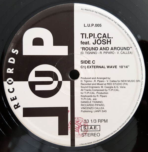 Ti.Pi.Cal.  &  Josh - Round And Around | LUP Records (L.U.P.005) - 5
