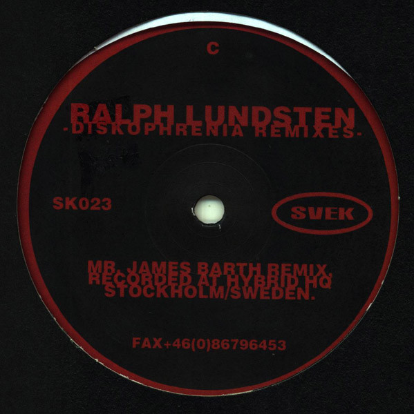 Ralph Lundsten - Diskophrenia Remixes | Svek (SK023) - 3