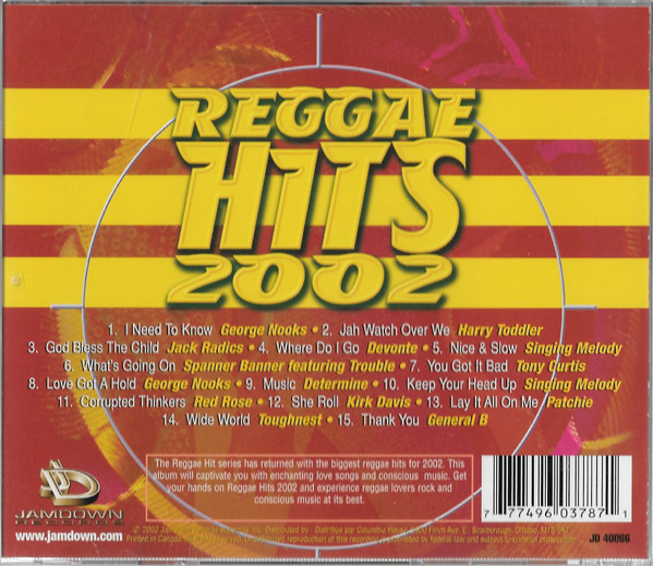 Various - Reggae Hits 2002 | Jamdown Records (JD 40066) - 2 Various - Reggae Hits 2002 | Jamdown Records (JD 40066) - 2