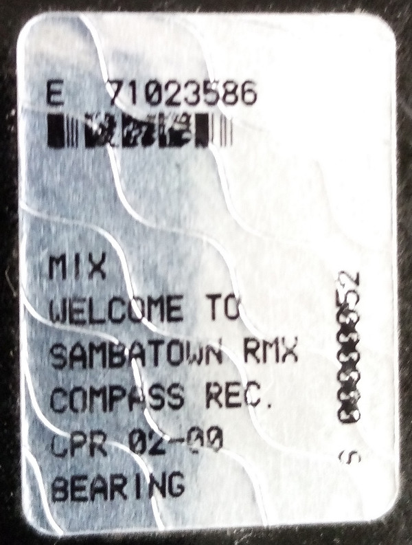 Tonga - Welcome To Sambatown | Compass Recordings (CPR 02-00) - 4