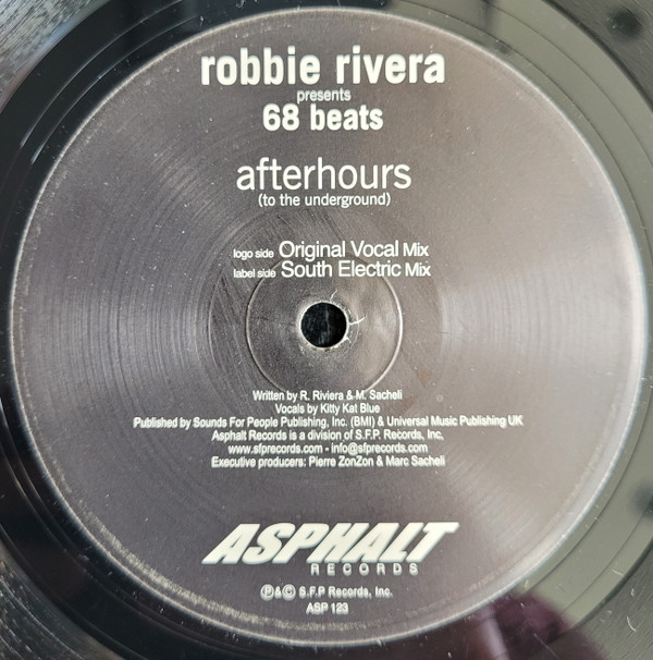 Robbie Rivera Presents 68 Beats - Afterhours (To The Underground) | Asphalt Records (ASP-123) - 2