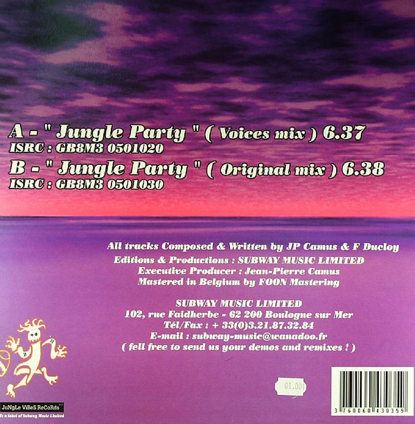 Saxo feat. Tam Tam - Jungle Party | Jungle Vibes Records (HSUB 004) - 2