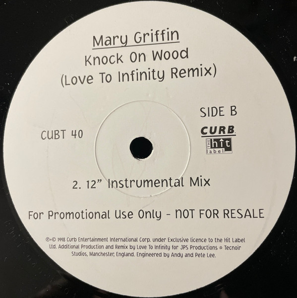 Mary Griffin - Knock On Wood (Love To Infinity Remix) | Curb Records (CUBT 40)