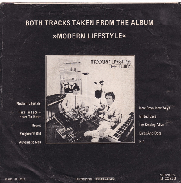 The Twins - Face To Face - Heart To Heart | International (IS 20278) - 2