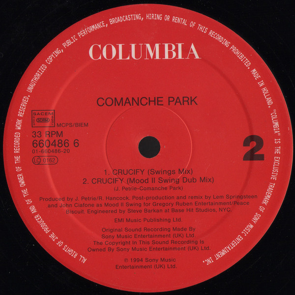 Comanche Park - Crucify | Columbia (660486 6) - 3 Comanche Park - Crucify | Columbia (660486 6) - 3