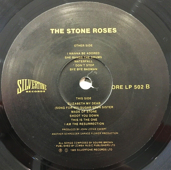 The Stone Roses - The Stone Roses | Silvertone Records (ORE LP 502) - 6