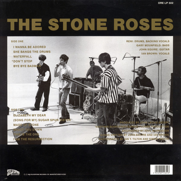 The Stone Roses - The Stone Roses | Silvertone Records (ORE LP 502) - 2