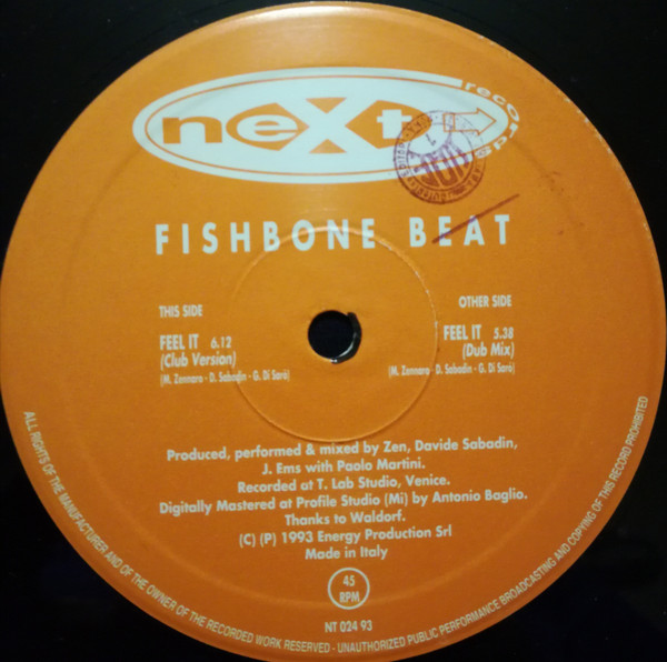 Fishbone Beat - Feel It | Next Records (NT 024 93) - 3 Fishbone Beat - Feel It | Next Records (NT 024 93) - 3