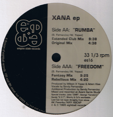 Xana - Xana EP | Empire State Records (ES16) - 2 Xana - Xana EP | Empire State Records (ES16) - 2