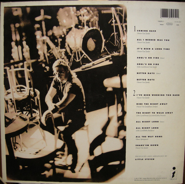 Southside Johnny & The Asbury Jukes - Better Days | Impact American (064-74 5025 1) - 2 Southside Johnny & The Asbury Jukes - Better Days | Impact American (064-74 5025 1) - 2