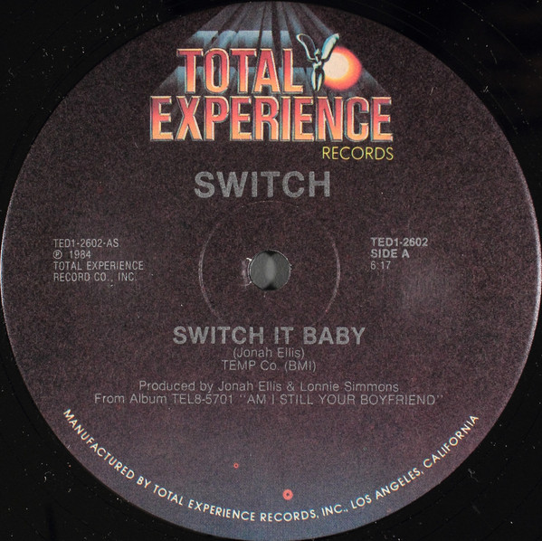 Switch - Switch It Baby | Total Experience Records (TED1-2602)
