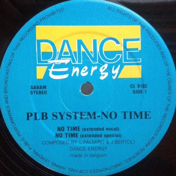PLB System - No Time | Dance Energy (CL 9102) - 3 PLB System - No Time | Dance Energy (CL 9102) - 3