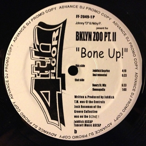 Johnny D & Nicky P - The Bklyn Zoo Pt.II: Bone Up! | 4th Floor Records (FF-2049-1P) - main Johnny D & Nicky P - The Bklyn Zoo Pt.II: Bone Up! | 4th Floor Records (FF-2049-1P) - main