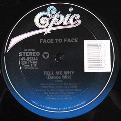 Face To Face - Tell Me Why | Epic (49 05344) - main