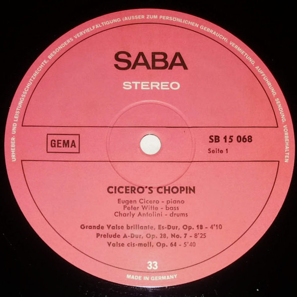 Cicero's Chopin