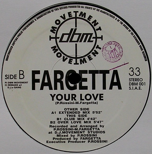Fargetta - Your Love | DBM Movement (DBM 001) - 5 Fargetta - Your Love | DBM Movement (DBM 001) - 5