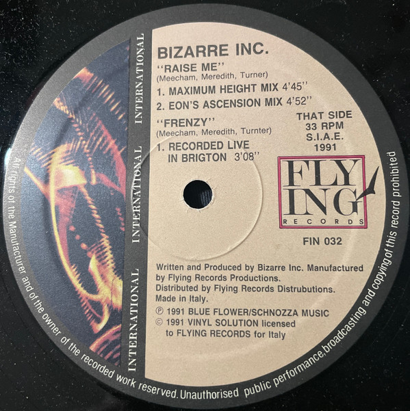 Bizarre Inc. - Such A Feeling / Raise Me | Flying International (FIN 032) - 3 Bizarre Inc. - Such A Feeling / Raise Me | Flying International (FIN 032) - 3