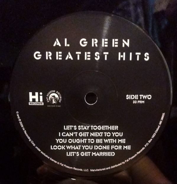 Al Green - Greatest Hits | Hi Records (FPH1135-1) - 4