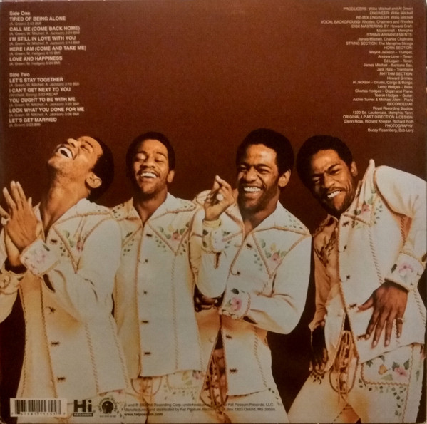 Al Green - Greatest Hits | Hi Records (FPH1135-1) - 2