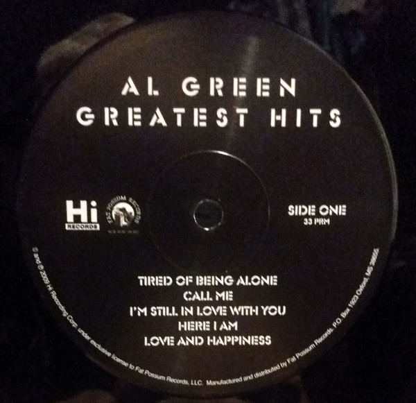 Al Green - Greatest Hits | Hi Records (FPH1135-1) - 3