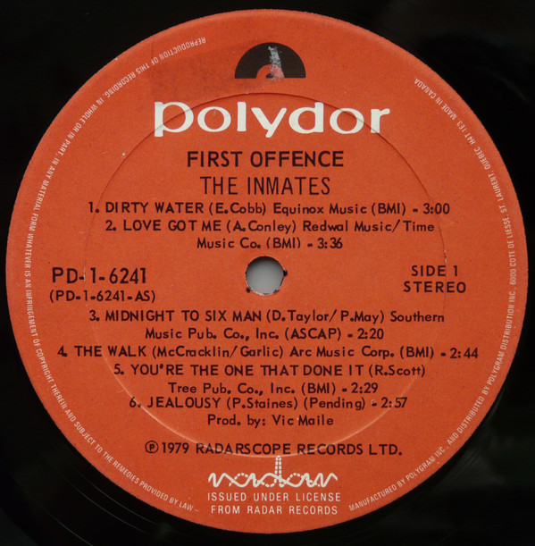 The Inmates - First Offence | Polydor (PD-1-6241) - 3 The Inmates - First Offence | Polydor (PD-1-6241) - 3