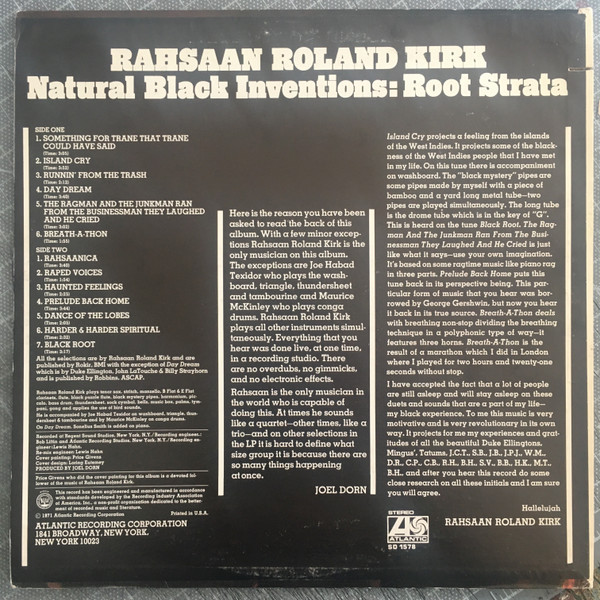 Natural Black Inventions: Root Strata