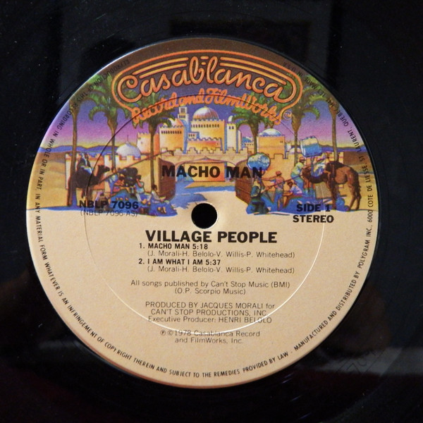 Village People - Macho Man | Casablanca (NBLP 7096) - 3 Village People - Macho Man | Casablanca (NBLP 7096) - 3