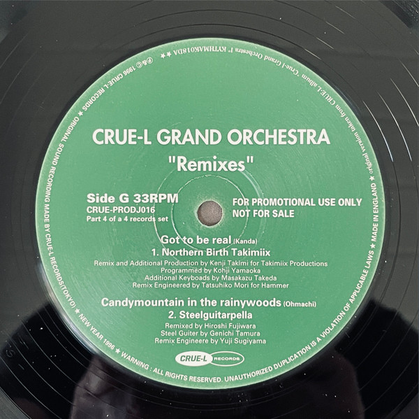 Crue-L Grand Orchestra - The Remixes | Crue-L Records (CRUE-PRODJ 013, 014 , 015, 016) - 10 Crue-L Grand Orchestra - The Remixes | Crue-L Records (CRUE-PRODJ 013, 014 , 015, 016) - 10