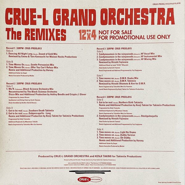 Crue-L Grand Orchestra - The Remixes | Crue-L Records (CRUE-PRODJ 013, 014 , 015, 016) - 2 Crue-L Grand Orchestra - The Remixes | Crue-L Records (CRUE-PRODJ 013, 014 , 015, 016) - 2