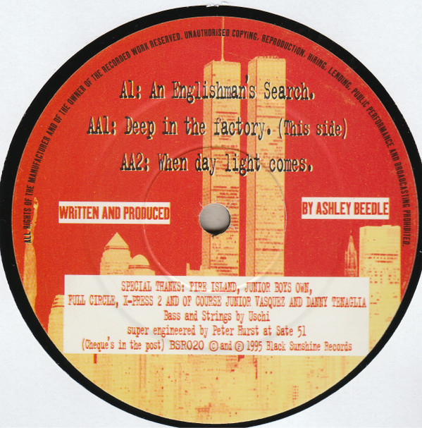 East Village Loft Society - Manhattan Anthem | Black Sunshine Records (BSR020) - main East Village Loft Society - Manhattan Anthem | Black Sunshine Records (BSR020) - main