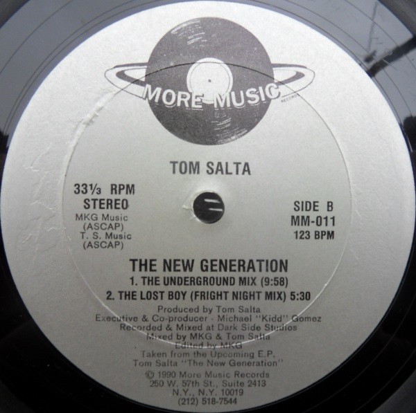 Tom Salta - The New Generation | More Music Records (MM-011) - 2 Tom Salta - The New Generation | More Music Records (MM-011) - 2
