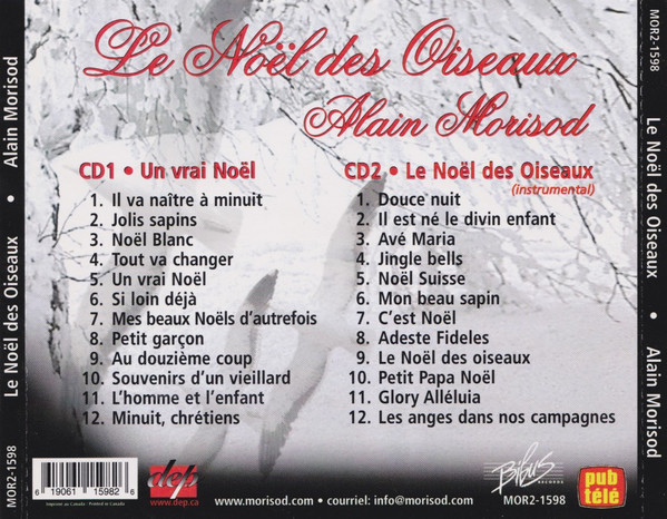 Alain Morisod / Sweet People - Un Vrai Noël - Le Noël Des Oiseaux | Bibus Records (MOR2-1598) - 2 Alain Morisod / Sweet People - Un Vrai Noël - Le Noël Des Oiseaux | Bibus Records (MOR2-1598) - 2