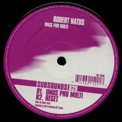 Robert Natus - Unus Pro Multi | Subsounds (SU 1529) - 2 Robert Natus - Unus Pro Multi | Subsounds (SU 1529) - 2