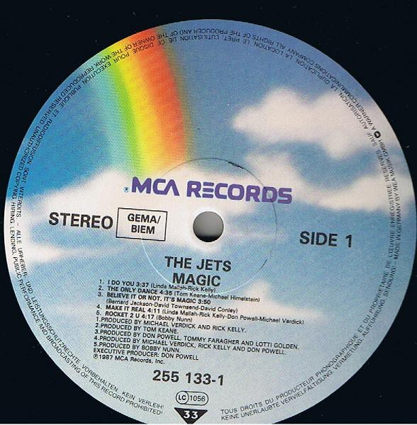 The Jets - Magic | MCA Records (255 133-1) - 3 The Jets - Magic | MCA Records (255 133-1) - 3
