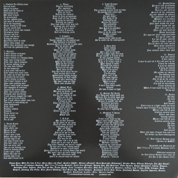 Antichrist Demoncore - The Oracles Of Death | To Live A Lie (TLAL192) - 4 Antichrist Demoncore - The Oracles Of Death | To Live A Lie (TLAL192) - 4