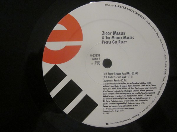 Ziggy Marley And The Melody Makers - People Get Ready | Elektra (0-63932) - 3 Ziggy Marley And The Melody Makers - People Get Ready | Elektra (0-63932) - 3