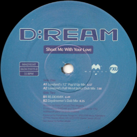 D:Ream - Shoot Me With Your Love | Magnet (MAG1034T) - 3 D:Ream - Shoot Me With Your Love | Magnet (MAG1034T) - 3
