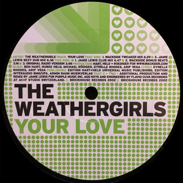 The Weathergirls - Your Love | Brickhouse Records (B260918-01)