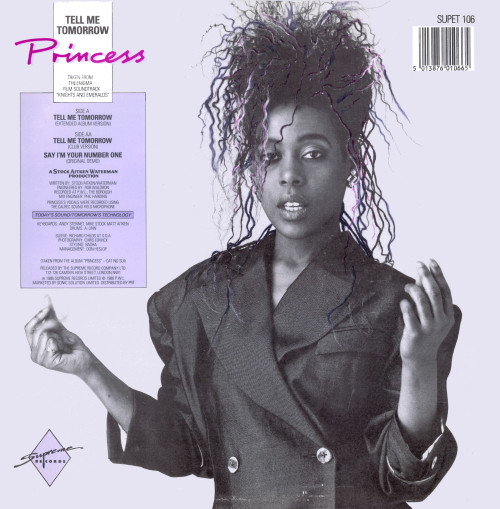 Princess - Tell Me Tomorrow | Supreme Records (SUPE T 106) - 2